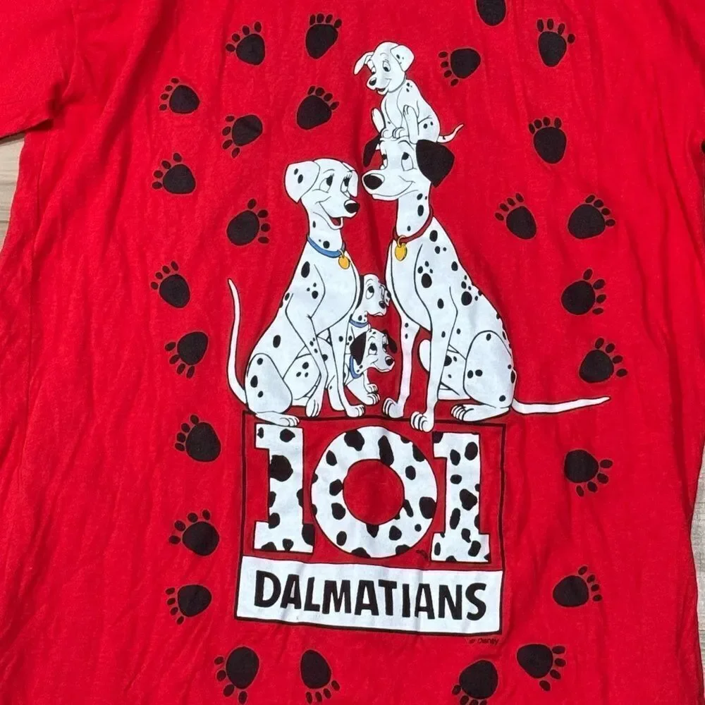 Disney 101 Dalmatians Vintage 90’s Sleep Shirt Pajamas Women’s One Size - Picture 2 of 4
